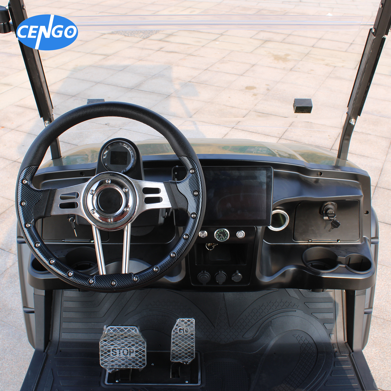 electric dashboard golf cart