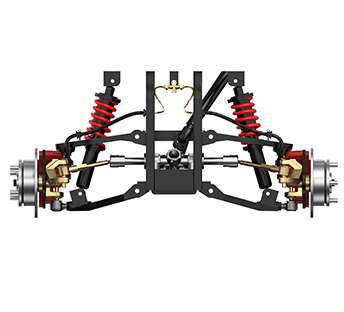 suspension system of electric golf cart